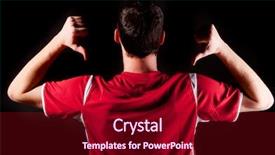  Presentation with soccer - Cool new presentation with back of soccer player backdrop and a wine colored foreground