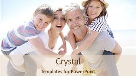  Presentation with kids choir - Slides consisting of back old days - parents giving piggyback ride background and a lemonade colored foreground