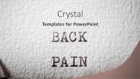  Presentation with back pain - Presentation having back-pain-text-written background and a white colored foreground