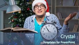  Presentation with day night - Cool new PPT layouts with back school night - young man working at home backdrop and a ocean colored foreground