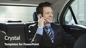  Presentation with car seat - PPT theme with aphorism by aesop ancient greek background and a gray colored foreground