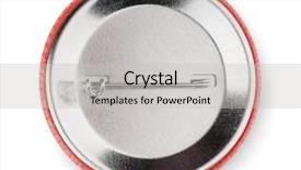  Presentation with pin tail on donkey - Beautiful presentation theme featuring back side of pin badge backdrop and a light gray colored foreground