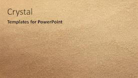  Presentation with tan - Presentation design enhanced with back-skin-leather-texture-back background and a coral colored foreground