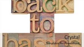  Presentation with basic - Presentation design with back to basics - fundamental principles background and a coral colored foreground