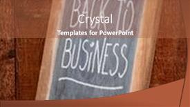  Presentation with invitation - Audience pleasing presentation design consisting of back-to-business-invitation-white backdrop and a red colored foreground