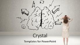  Presentation with lungs - PPT layouts having back to camera against lung background and a  colored foreground