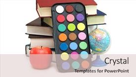  Presentation with scholl - Presentation theme enhanced with back to scholl concept background and a lemonade colored foreground