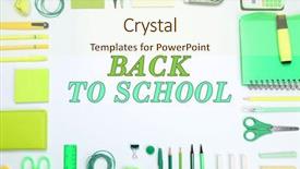  Presentation with back to school concept school - Amazing slide set having back to school concept frame backdrop and a soft green colored foreground