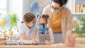  Presentation with school children - Audience pleasing slide deck consisting of back-to-school-happy-children backdrop and a lemonade colored foreground