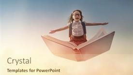  Presentation with education cute - Amazing slide set having back-to-school-happy-cute backdrop and a cream colored foreground