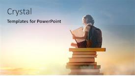  Presentation with education cute - Slide deck consisting of back-to-school-happy-cute background and a light blue colored foreground