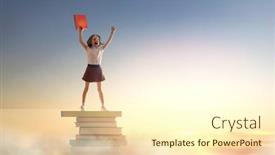  Presentation with back school education - PPT layouts enhanced with back-to-school-happy-cute background and a  colored foreground