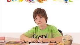  Presentation with back-school - Amazing slide deck having back to school theme backdrop and a  colored foreground