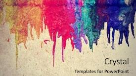  Presentation with crayons - Audience pleasing slide deck consisting of back to school theme backdrop and a lemonade colored foreground