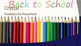  Presentation with welcome back - Slide deck featuring back to school background and a cream colored foreground