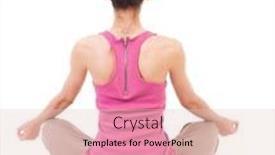  Presentation with african people - Presentation theme featuring back view girl sitting in front of warm up exercise rear view people collection backside view person isolated over white background african-american woman sitting in lotus position and meditates background and a lemonade colored foreground