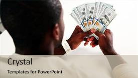  Presentation with african tribes - Presentation theme with back view image of african background and a soft green colored foreground