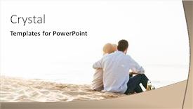  Presentation with beer - Audience pleasing slide deck consisting of back-view-of-a-young backdrop and a white colored foreground