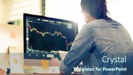  Presentation with reopen - PPT theme enhanced with back-view-of-asian-businessman background and a ocean colored foreground