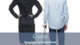  Presentation with women traveling - Colorful presentation enhanced with back-view-of-business-women backdrop and a ocean colored foreground