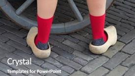  Presentation with red blood cells back ground - Cool new presentation with back view of classic dutch backdrop and a gray colored foreground