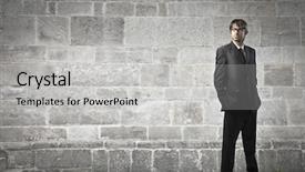  Presentation with city tranffic jams - Amazing theme having back work - handsome young businessman backdrop and a light gray colored foreground