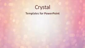  Presentation with blurred bokeh - Colorful slides enhanced with backdrop concept - blurred pink backdrop and a lemonade colored foreground