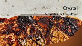  Presentation with dirt dirt texture dirty - Amazing PPT layouts having backdrop food oil - dirty oven baking tray backdrop and a  colored foreground