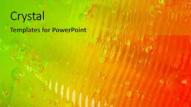  Presentation with peach jam or jelly - Cool new slide set with backdrop food oil - jelly background backdrop and a  colored foreground