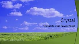  Presentation with bright future - Amazing slide deck having bright future lying ahead green backdrop and a light blue colored foreground