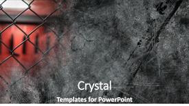  Presentation with boxing - Slide set enhanced with background - boxing gym with grunge transition background and a dark gray colored foreground