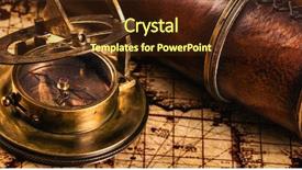  Presentation with navigation compass - Slide deck with background - letterbox panorama of old background and a tawny brown colored foreground