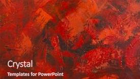  Presentation with canvas - Amazing PPT layouts having background abstract oil on canvas backdrop and a tawny brown colored foreground