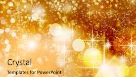  Presentation with abstract gold - Theme featuring background abstract texture background and a yellow colored foreground