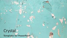  Presentation with wall paint - Audience pleasing presentation theme consisting of background and texture concept - blue backdrop and a light blue colored foreground