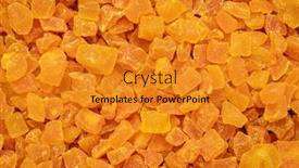  Presentation with mango fruit - PPT layouts enhanced with background-and-texture-of-dried background and a gold colored foreground