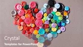  Presentation with antique - PPT theme enhanced with background-and-texture-of-multicolored background and a coral colored foreground