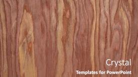  Presentation with cedar - Audience pleasing presentation theme consisting of background-and-texture-of-wood backdrop and a red colored foreground