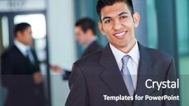  Presentation with middle eastern traditional dishes falafel - Cool new presentation design with background arab - happy modern middle eastern businessman backdrop and a dark gray colored foreground