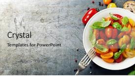  Presentation with tea leaves fresh green leaf - Amazing PPT theme having background background layout with free backdrop and a light gray colored foreground