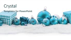  Presentation with banner blue - Cool new presentation with background banner for christmas backdrop and a sky blue colored foreground