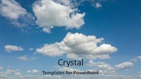  Presentation with farmlands - PPT theme having background blue cloudy sky background and a light blue colored foreground