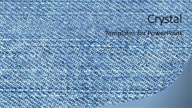  Presentation with jeans - Presentation theme enhanced with background blue jeans background and a light blue colored foreground