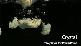  Presentation with rain water falling - PPT theme having background bright high quality video background and a black colored foreground