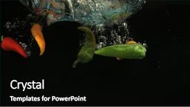  Presentation with video background - Theme featuring background bright high quality video background and a black colored foreground