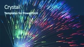  Presentation with red globe - Presentation theme having background bunch of green red background and a ocean colored foreground