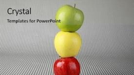  Presentation with traffic signal - Colorful PPT theme enhanced with background called a traffic signal backdrop and a light gray colored foreground