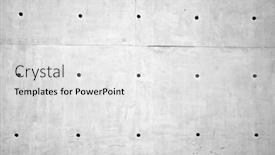  Presentation with cement - Presentation design with background-cement-wall-with-holes background and a white colored foreground