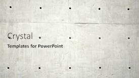  Presentation with cement - Slide deck having background-cement-wall-with-holes background and a sky blue colored foreground