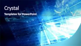  Presentation with financial - Beautiful theme featuring background charts - financial abstract backdrop and a navy blue colored foreground